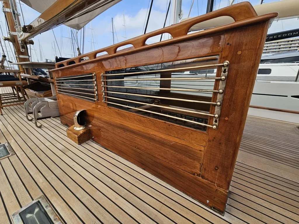 yawl deck details sbihi yacht consulting